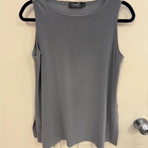 Sympli Gray Sleeveless Tank Top